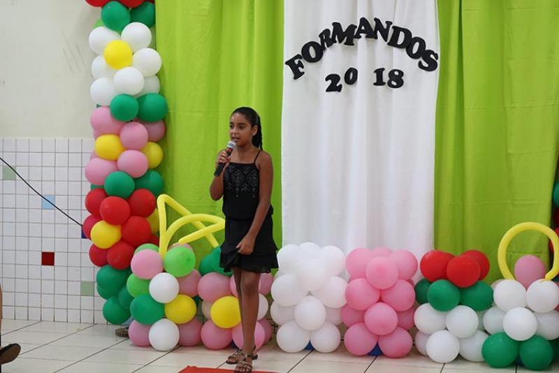 Formatura da EMEIF “João Luiz G. Ribeiro