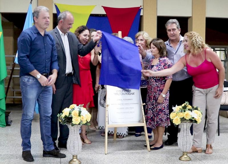 Inauguração da EMEIF Milton Rocha