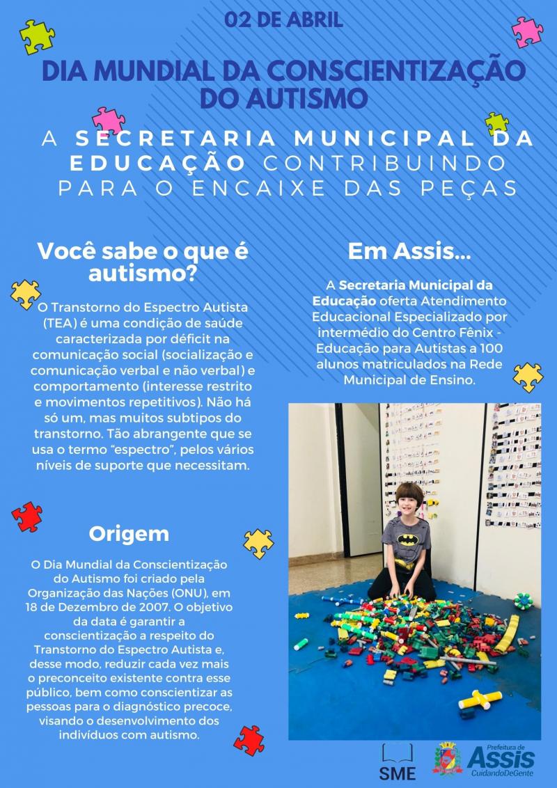 Dia Mundial da Conscientização do Autismo