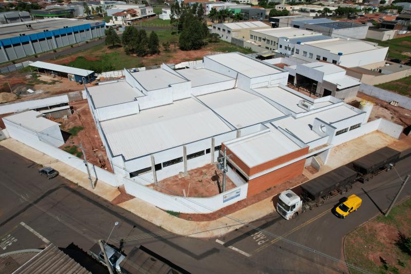 Obras do Centro de Alimentação Escolar em Assis