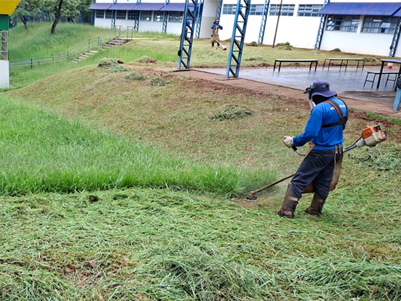 Final de semana é tempo de cuidar das escolas!