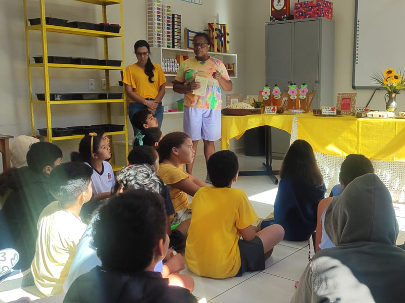 EMEF Professora Maria Clélia de Oliveira Vallim realiza “Café com Leitura” e encanta alunos do 5º Ano A
