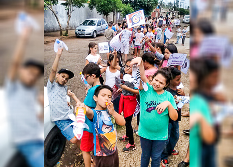 Escolas municipais realizam atividades de combate ao mosquito transmissor da Dengue