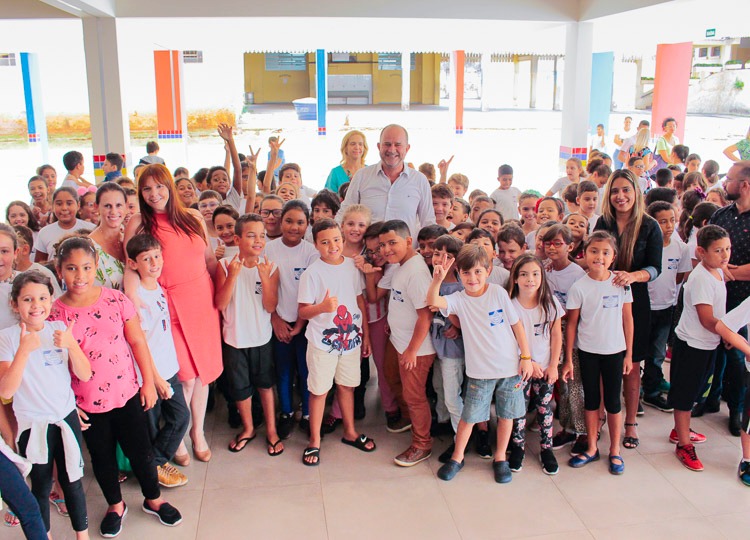 Prefeitura inaugura novo prdio da escola  Lucas Thoms Menk