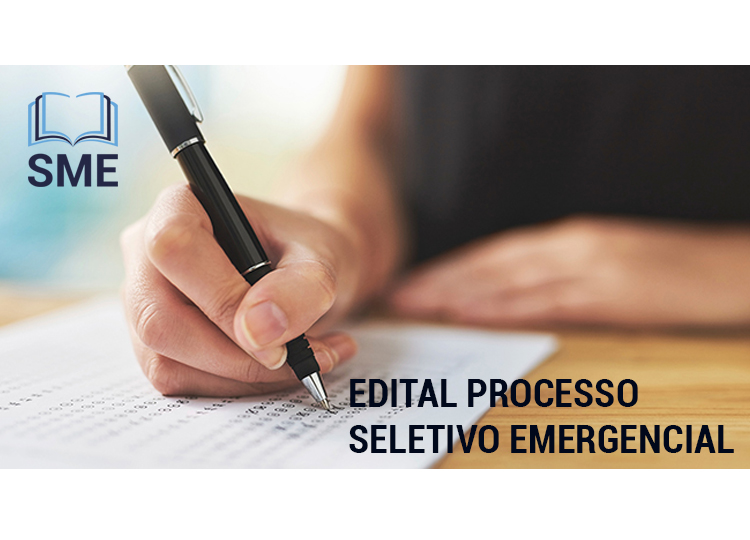 Edital para Processo Seletivo Simplificado Emergencial