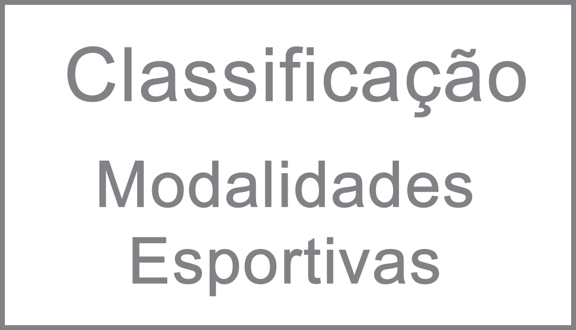 CLASSIFICAO FINAL - Modalidades Esportivas 