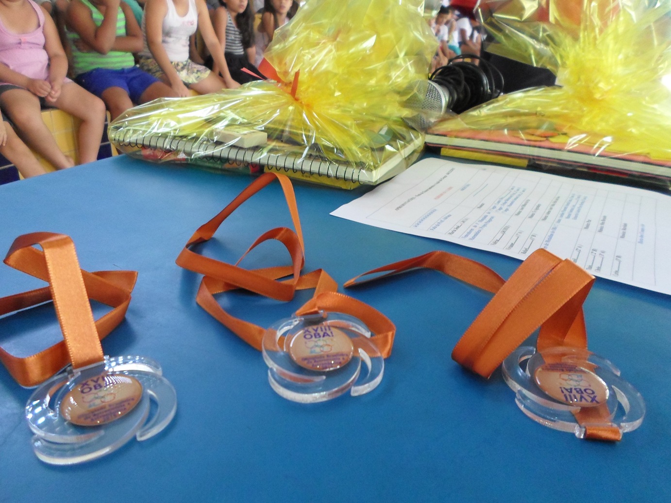 EMEIFS entregam medalhas aos participantes da OBA